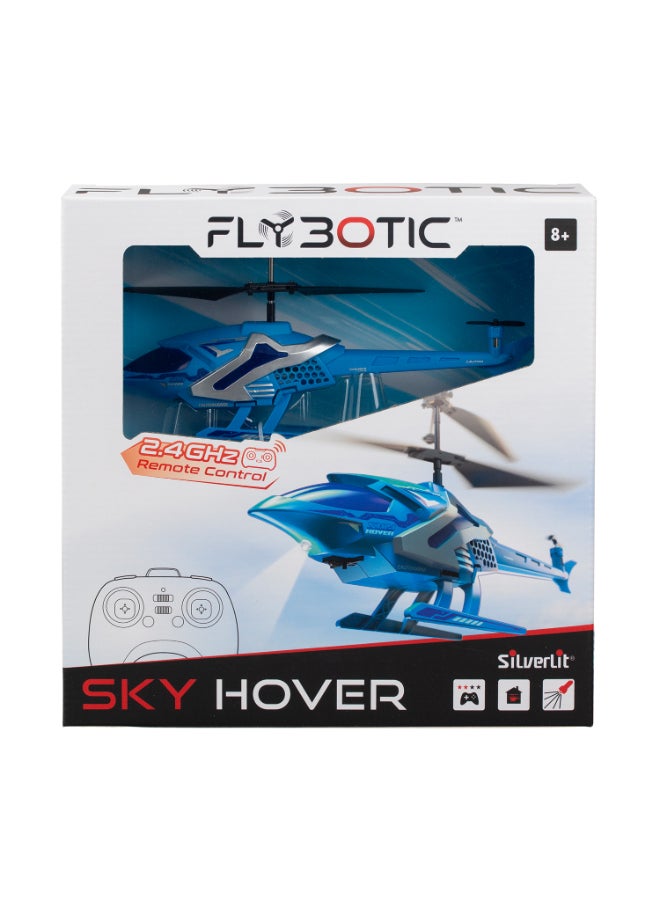 Silverlit طائرة هليكوبتر سيلفرليت فلاي بوتيك سكاي هوفر RC (24 × 3.8 × 12.5 سم، أزرق) - Image 1